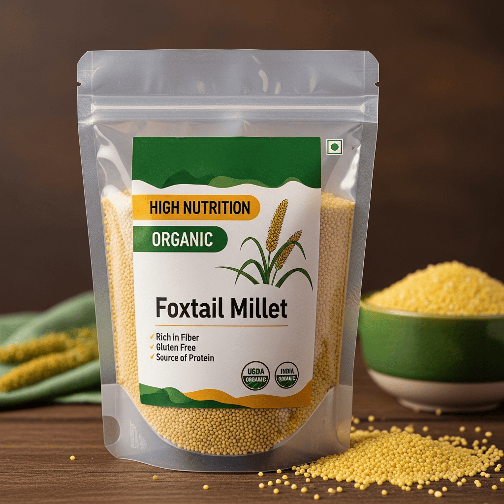 High nutrition Foxtail Organic Millets